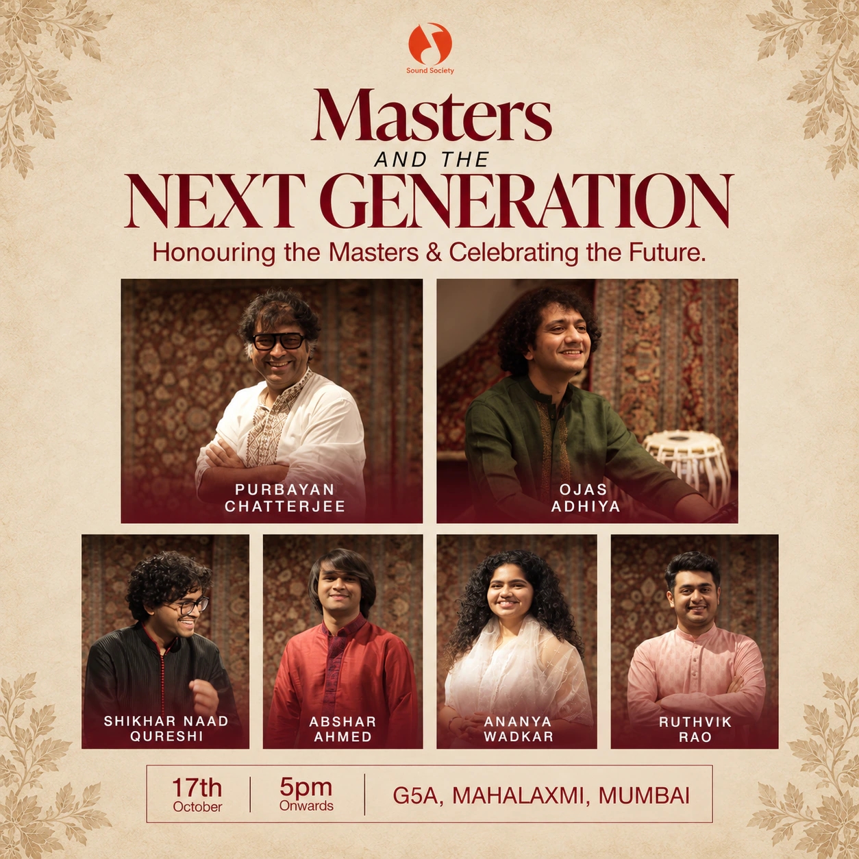 Masters and the Next Generation, Sound Society at G5A Mumbai